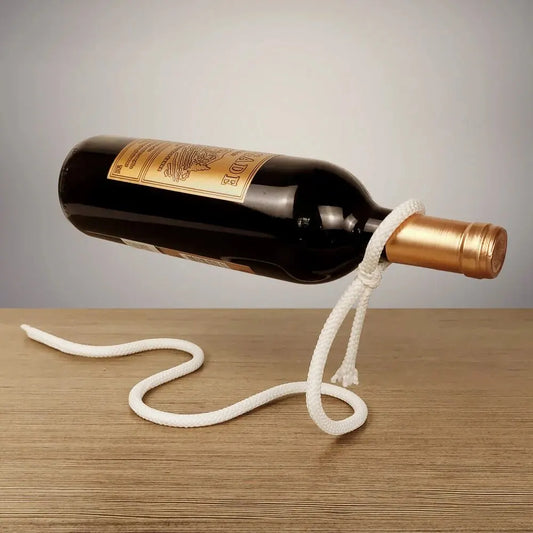 Porte-bouteille de vin style corde